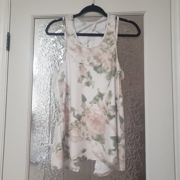 Hyba Floral Open-Backed tank - Picture 1 of 5